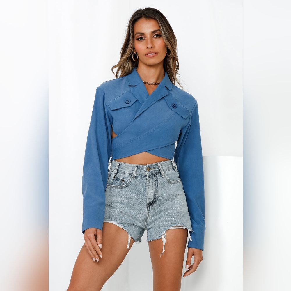 Hello Molly Hot For Love Jacket Navy Size M